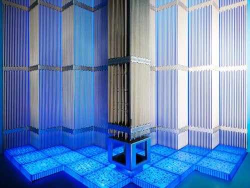 Model of a Nuclear Power Station